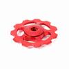 2PCS 11T Bike Rear Derailleur Pulley Aluminum Alloy CNC Bicycle Derailleur Guide Wheel Multicolor Guide Wheel for Bicycle Use