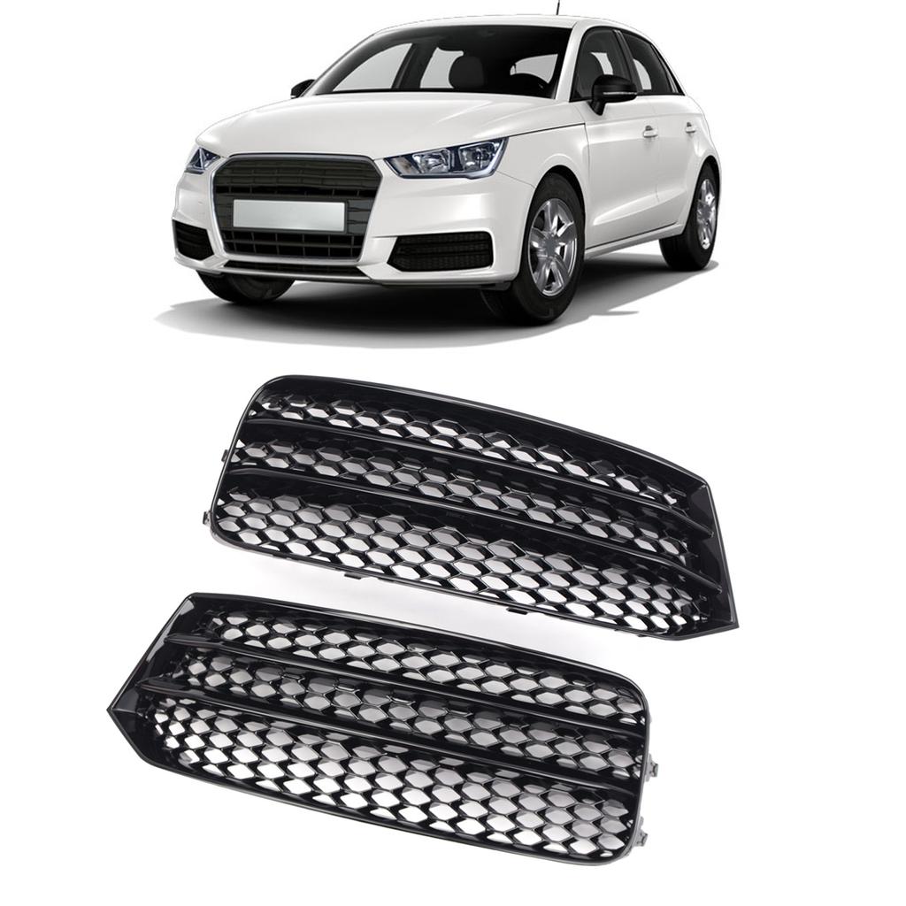 1Pair Black Left Right Front Hood Fog Light Lower Grill Grilles Cover For F30 F31 2011-2018 8XA807681B9B9