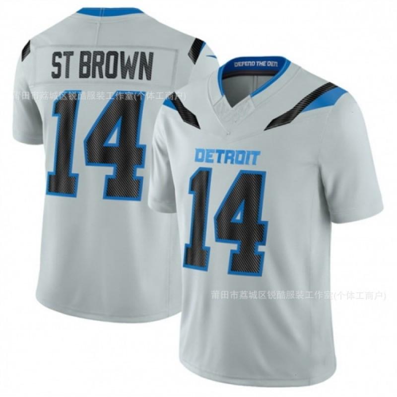 Detroit Lions NFL Football Jersey Mens Embroidered Mesh Short Sleeve Team Apparel Fans Game Day Wear