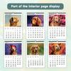 1pc 2026 Wall Calendar, Happy Dog Theme,Pet Dog,12 Beautiful Designs,Monthly Plans,Perfect Gift for Birthday,Christmas, New Year