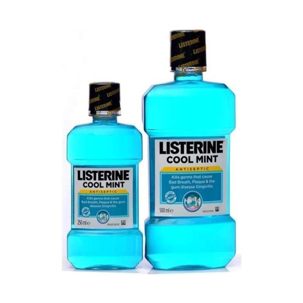 

Listerine Cool Mint жидкость для полоскания рта 500мл + 250мл