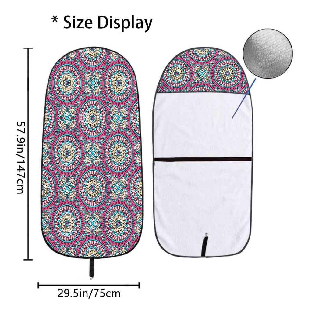 Universal Front Car Seat Towel Cover - All-Season Protector for Gym & Workout