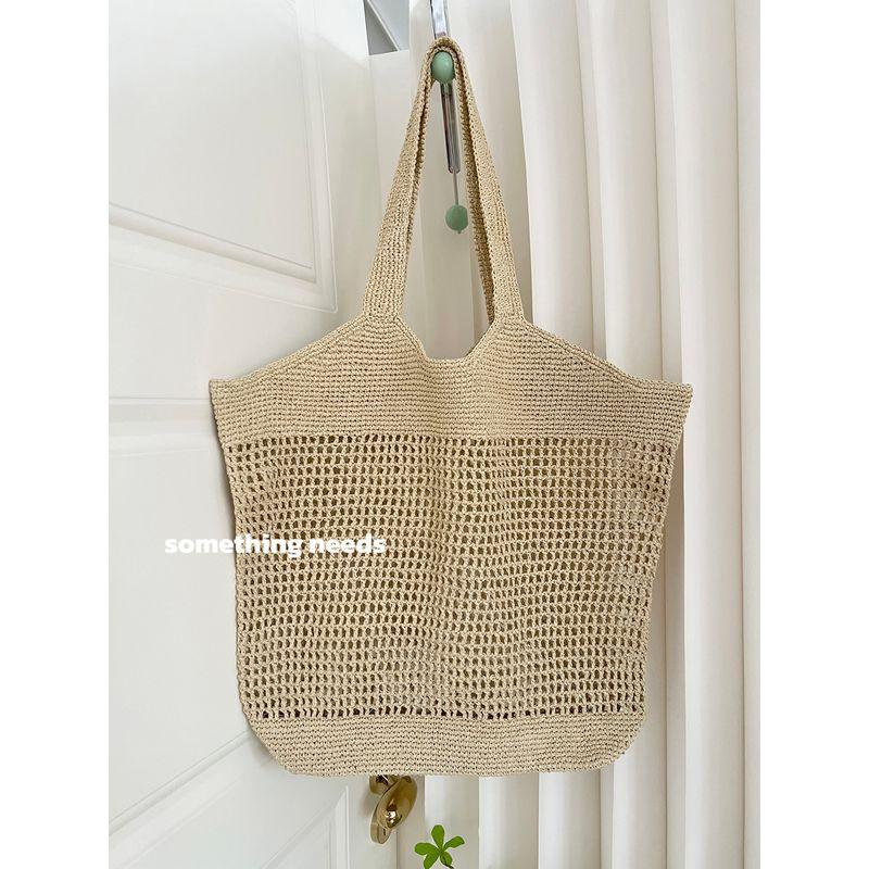 

Zheng Baiwan 2025 New Straw Bag Women Holiday Style Woven Bag Production Shoulder Bag All-Match Large Capacity Handbag
