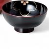 Set of 2 Lacquerware Dishwasher Made in Japan J-kitchens Bowls, Hand-Painted, Safe, PID-529210,