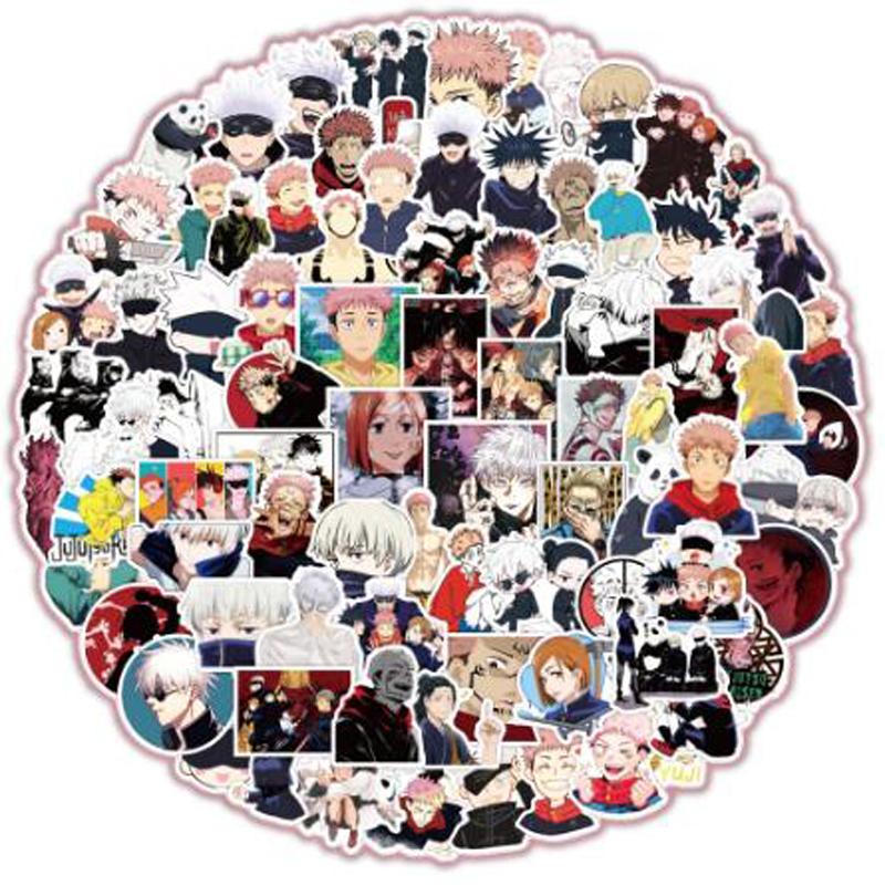 50Pcs Jujutsu Kaisen Stickers Decal