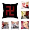 Tokyo Revengers Printed Throw Pillow Cover 18in Soft Cushion Case For Cozy Interiors