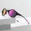 Mars Sand Black Punk Retro Metal Mirror