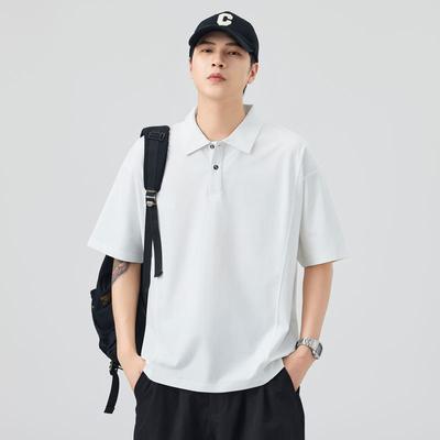 Herren Sommer Neu Locker Kurzarm POLO-Shirt Herren Revers Dünnes Kurzes T-Top