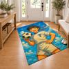 CAPTAIN TSUBASA Custom Name Personalized Rug Non‑Slip Doormat Floor Carpet Housewarming Birthday Gift for Family Friends