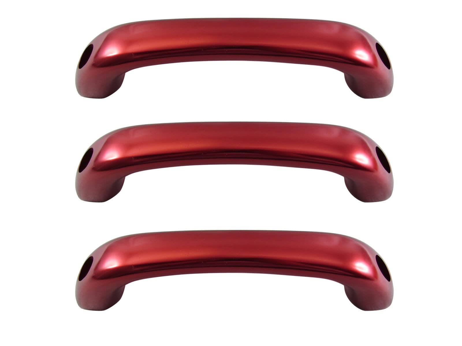 

BRIGHTZ Aluminum Assist Grips for Jimny Sierra JB74W Compatible with and 74 (Red, 3-Piece Set) (INT-GRIP-044-3PC) - JB, JB74, B74, models.