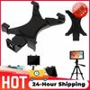 Portable Adjustable Tablet Tripod Mount Clamp Holder Universal Clip with Cold Shoe Adapter Tablet Bracket Tripod Mount Clamp