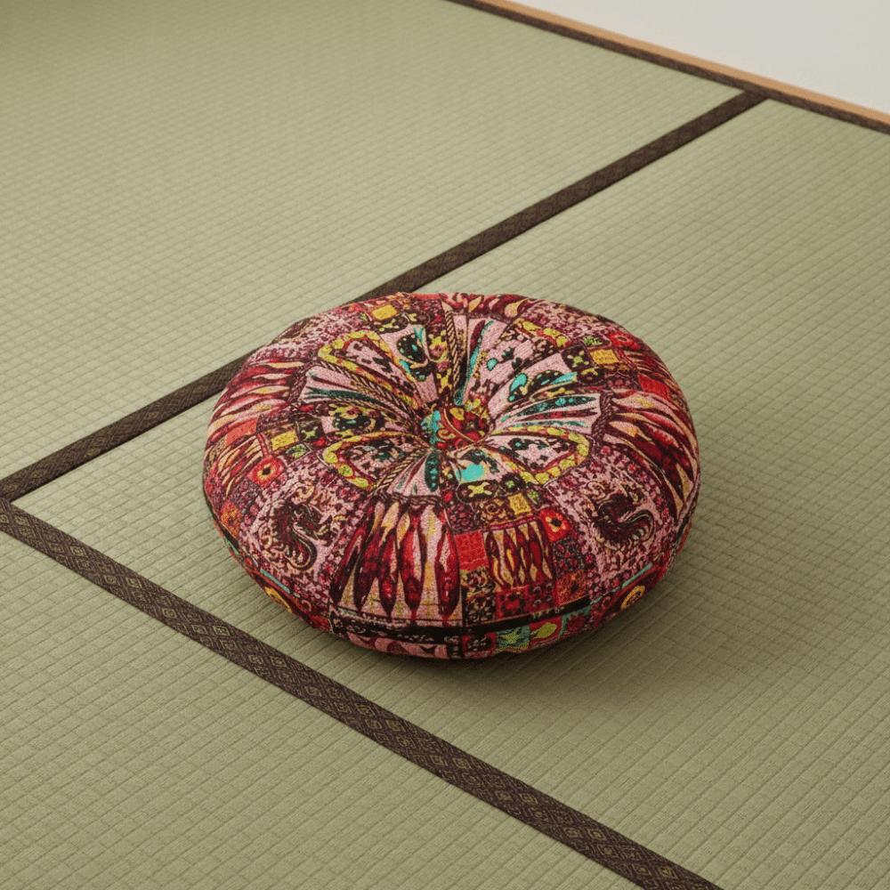 Thickened Tatami Seat Cushion Round Futon Comfortable Bohemia Style Meditation Cushion  Bay Window