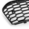 Pair Honeycomb Mesh Fog Light Open Vent Grill Intake For  A4 B8 2009-2012