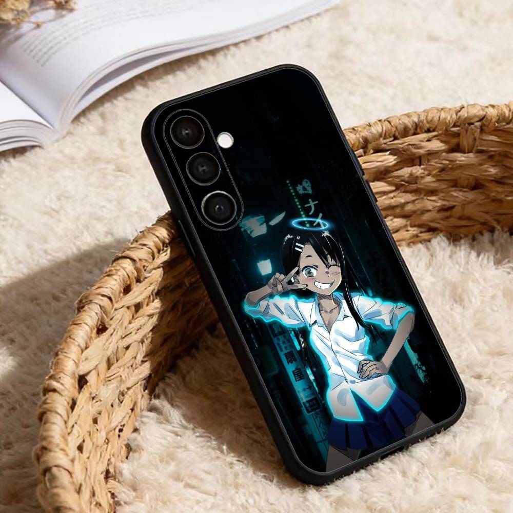 

Don t Toy With Me,Miss Nagatoro-San Phone Case For Samsung Galaxy A20,21s,22,31,32,52,53,72,73,80,91 Soft Black Shell Samsung a20s