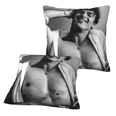 Jacob Elordi Australian Actor 2 Pcs Square Pillowcase Pillow Cover Cushion Decor Comfort Throw Pillow For Home Bedroom