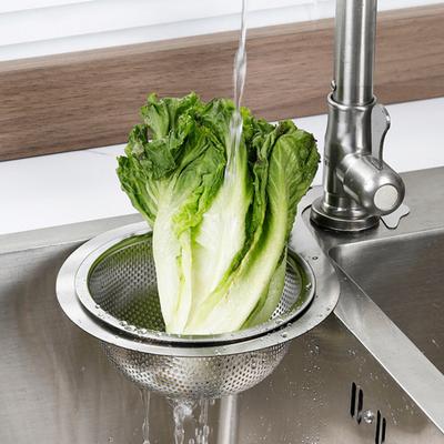 Cestello Scolapasta a Cigno per Lavello Acciaio Inossidabile Cestello Scolapiatti per Rubinetto Cucina Scolapiatti per Scarti Alimentari per Scolatura Lavaggio Verdure