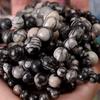 Natural Stone Beads Lava Jaspers Tiger Eye Quartz Agates Round Loose Beads for Jewelry Making DIY Bracelet Accessories 4-12MM