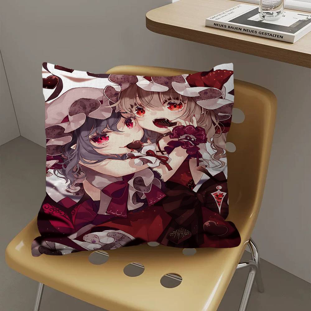 Anime T-Touhou Project Pillow Cover Design Cushion Cover Decor Holiday Decorati