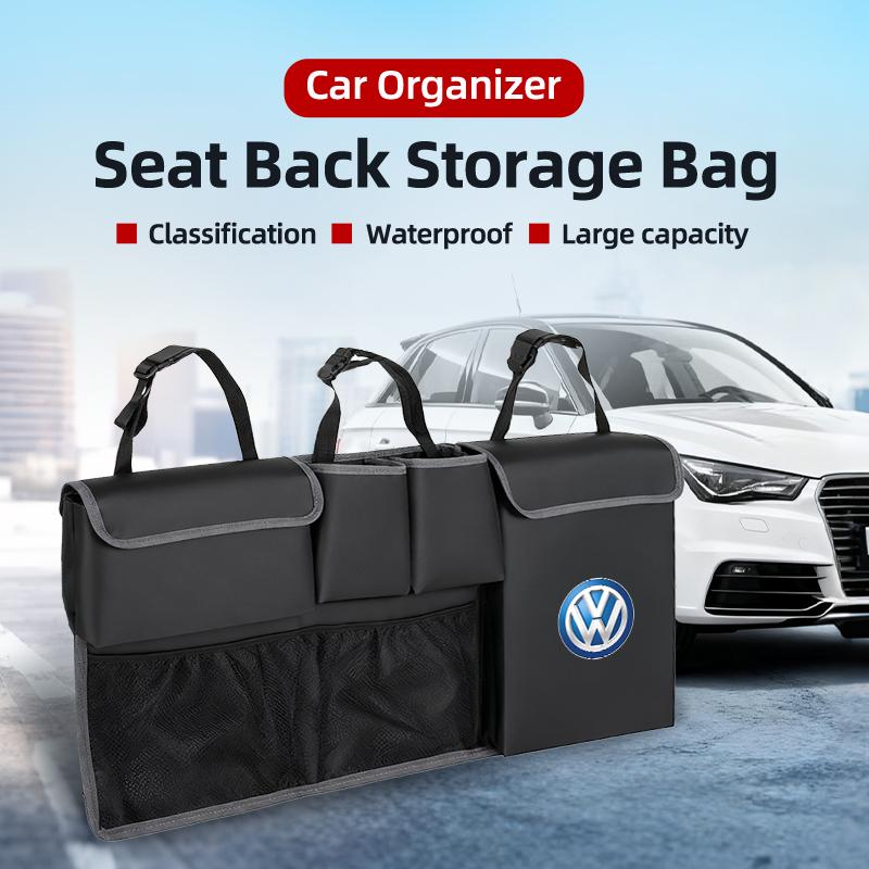 Car interior component backrest storage bag For VW GTI Polo Passat Scirocco Golf Tiguan Jetta T-ROC Touareg Touran CCSZ4