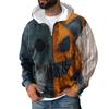 Men Zipper With Pockets  Vintage Hoodies Casual Sweatshirts Lightweight