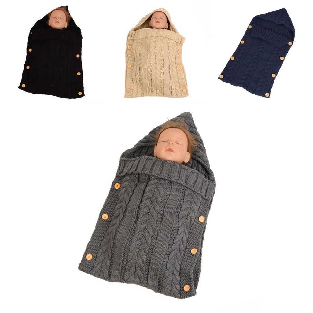 Baby Knitted Sleep Sack With Buttons For Infant Toddler Comfort And Warmth