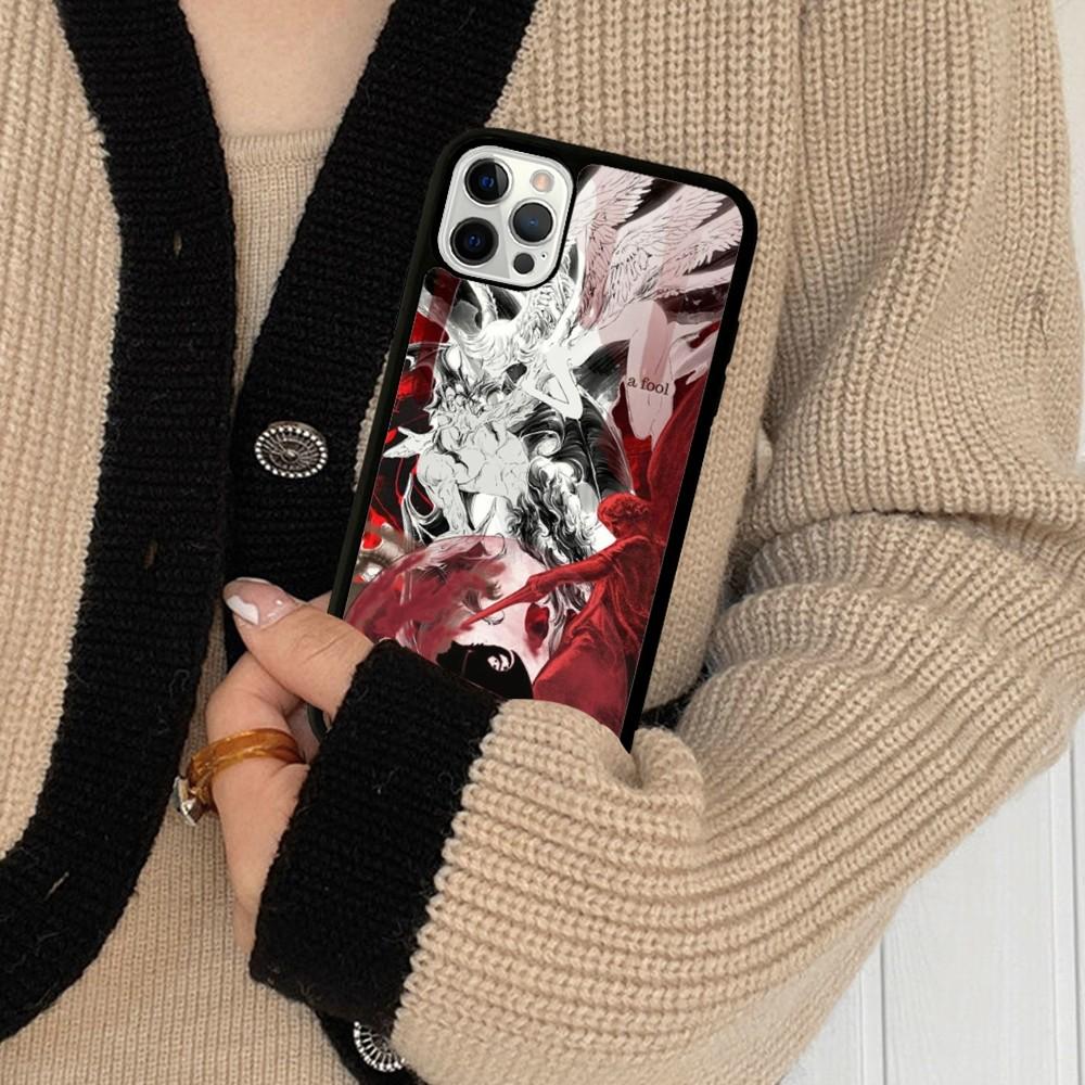 Devilman Crybaby Phone Case Silicone PC+TPU For For iPhone  11 12 13 14 15 16 Plus Pro Max Cover