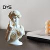 Middle Finger Women Bust Statue Women with Attitude Resin Sculpture Figurine Home Office Bookshelf Desktop Decoration Ornament