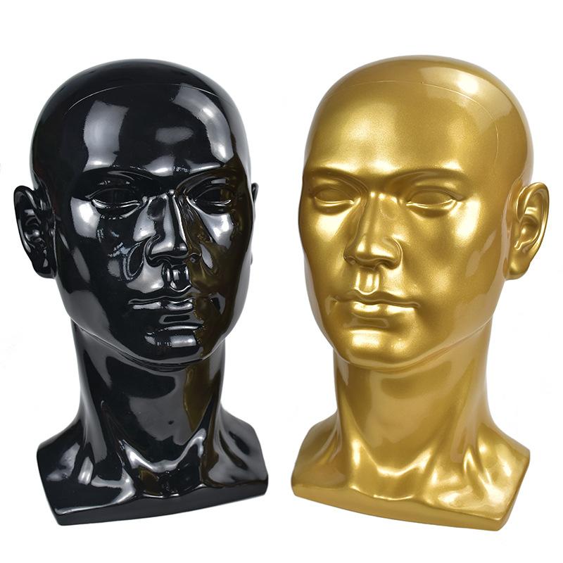 Displaying Head Professional Mannequin Model PVC Male Mannequin for Wigs Hair Making Mannequin Glasses Hat Display Model