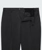 Musinsa Standard Wide Hidden Banding Slacks [Charcoal Gray]