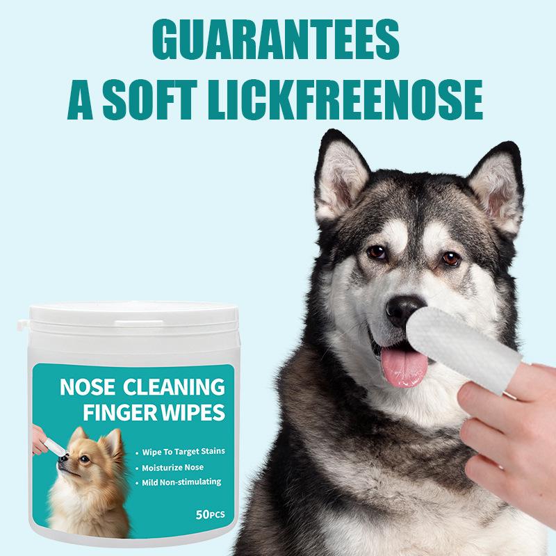 Haustier Nase und Pfoten Feuchtigkeitstücher - Beruhigende Pflege für Hunde und Katzen