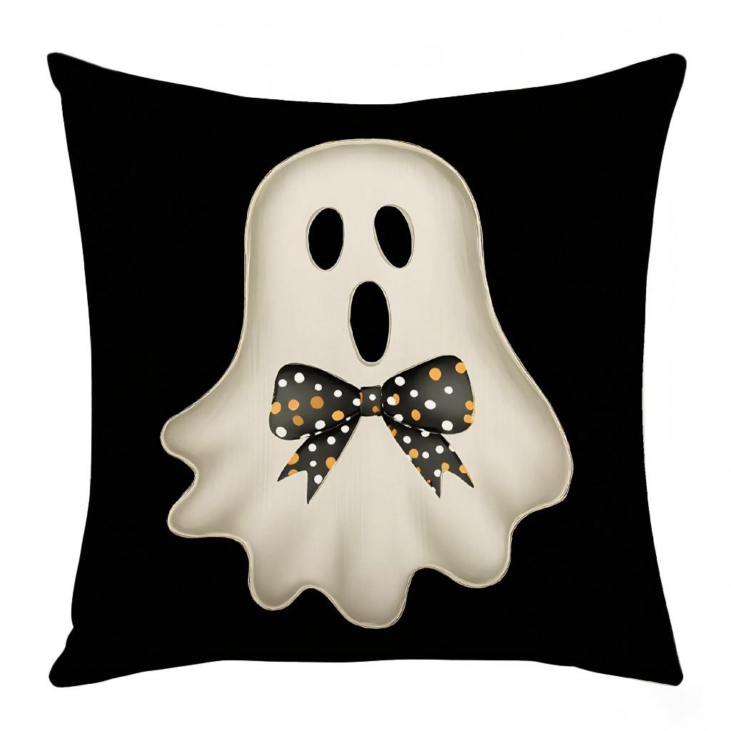Halloween Pillowcase Skull Pumpkin Print Pillow Car Sofa Cushion Cover Funny Ghost Cushion Cover