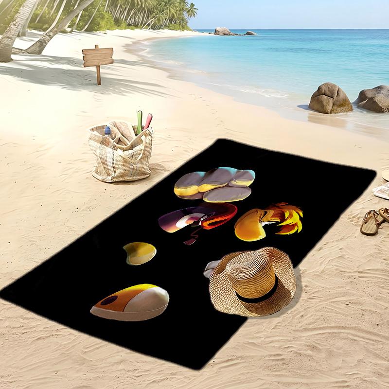 Rayman Printed Quick Dry Beach Towel Super Absorbent Soft Lightweight Bath Towel for Pool Summer Travel