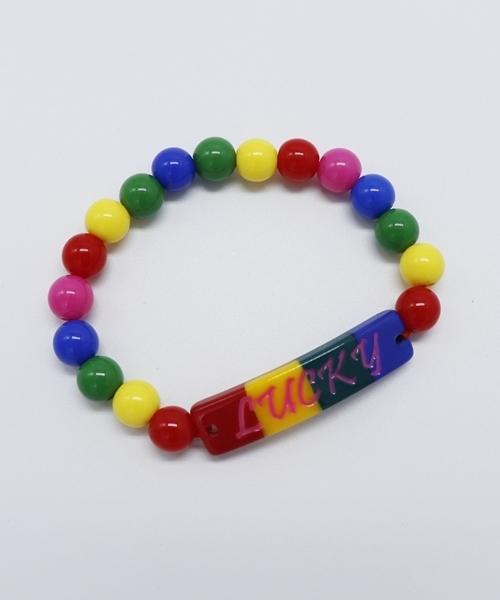 Bonbeau Formica Lucky Colorball Bracelet Formica Initial Couple Friendship Bracelet