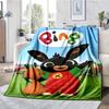 Bing Theme Printed Blanket - Perfect for Couch, Bed, Travel & Outdoor Use | Machine Washable, Cozy & Durable.