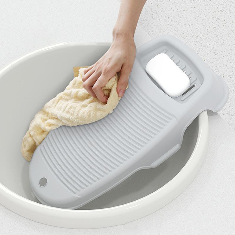 Compact And Sturdy Anti Slip Washboard With Soap Storage Material Is An Ideal Choice For Delicate And Small Items