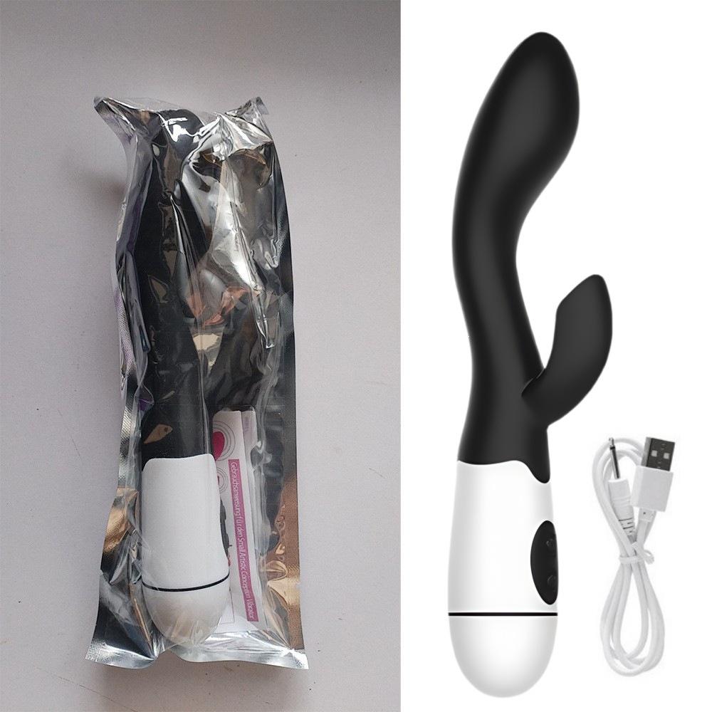 Rechargeable Silicone Dual Vibration G-spot Massager for Women