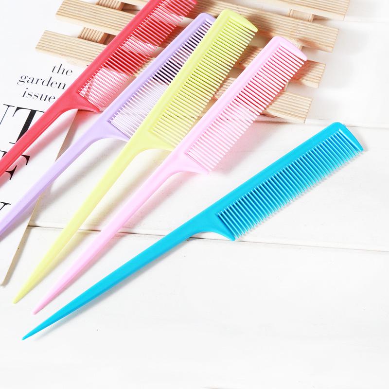 Pick High & Low Teeth Anti-static Teasing Comb - Pointed Tail, Heat Resistant Hairdressing Comb