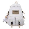Stream Backpack Boys and Girls Large Capacity Casual Bag High Junior High School Student Burden Reduction Student Backpack