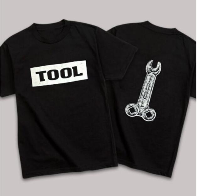 New T-Shirt TOOL Band Wrench Pallus Logo T-Shirt 2 sided Unisex T-Shirt