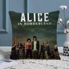 Hot TV Alice In Borderland Pillow Cover for Bedroom Room and Living Room Sofa Decorative Cushion Cover