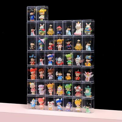 PET Handgefertigte Blindbox Aufbewahrungsbox Jasmin Blindbox Bubble Mat Displaybox Blindbox Aufbewahrung Vitrine Display Rack
