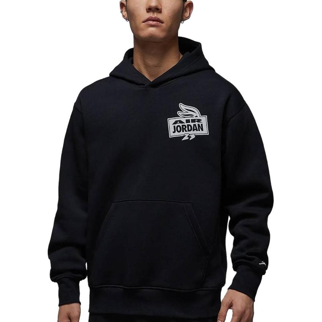 Jordan Sweatshirts Men's Black Hooded Moderate IQ6982-010