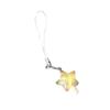 Adorable Small Ice Cream Phone Charm Glittering Resin Keychain with Star Jellyfish Design for Fashion Lover Present