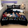 3Pcs One Direction Adventure Bedding Set Soft Fabric Duvet Cover Pillowcases Home Christmas Xmas Halloween Gift 1 Duvet Cover 2 Pillowcase G1234