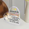 1pc Blessing Gift, German Two Angels Acrylic Plaque Sign, Home & Office Decor, Party Centerpieces, Holiday Souvenir, Four Seasons Decoration