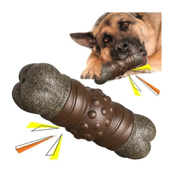 Dog Toy, Dog Toy, Dog Chewing Toy, Sturdy, Safe, Sound Toy, Dog Toy, Bone, Educational Toy, Teeth Cleaning, Stress Relief, Lack of Exercise, Large,
