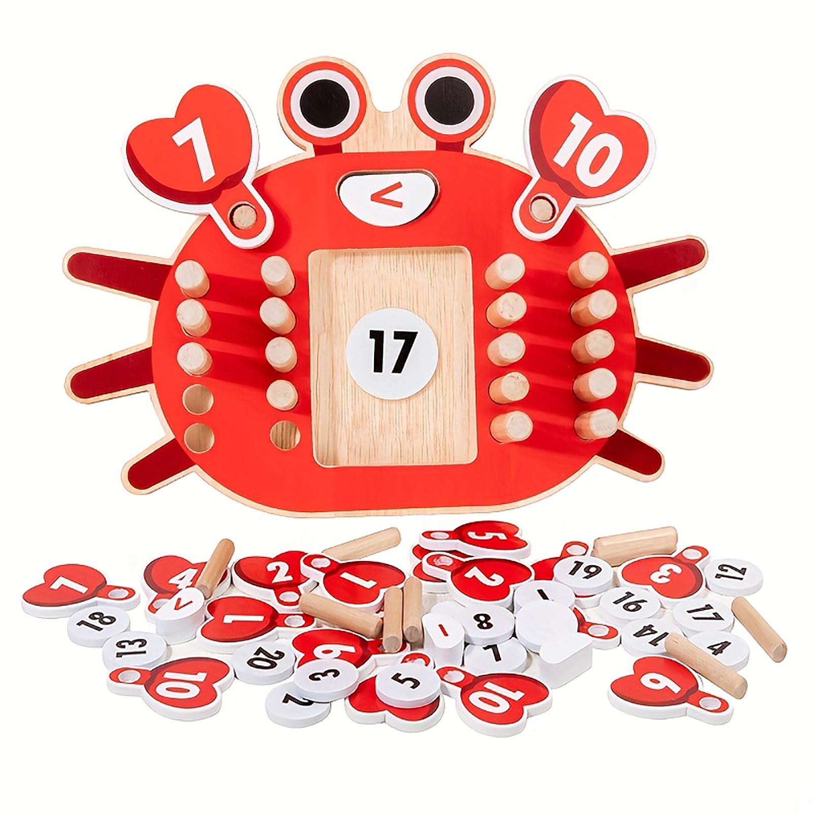 

A Disk For Addition And Subtraction, A Crab For Number Operations, Learning With Numbers One Size