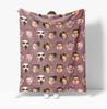 Funny Face Blanket, Father’S Day Gift Dad, Customized Teen Birthday Gift, For Friends Picture Blanket, Unique Holiday Gift