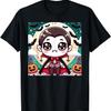 Kawaii Halloween Dracula Niedliche Kürbisse & Fledermäuse T-Shirt