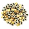 10-100pcs/lot Sunflower Rhinestone Pearl Sewing Beads Round Flatback Rhinestones For Clothes Sewing Wedding Headwear Decoration